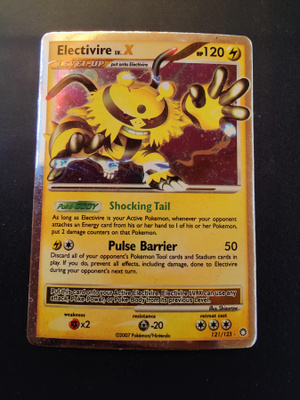 Pokemon tcg - Electivire X 121/123