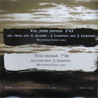 JUICE LESKINEN: VOI JOSPA JOSTAIN _CDs - pikkukuva 2