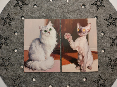 ~Kissa kortti~ 2kpl