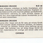 Purkkakuva Chymos ROBINSON CRUSOE n:o 42 Purukumikuva - pikkukuva 2