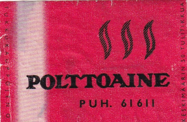 Polttoaine, Tukkukauppojen Oy  ,  s65