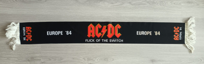 AC/DC - Flick Of The Switch 1984 alkuperäinen kiertuehuivi