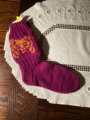 Villasukat (väri kaunokki/hapero) koko 39