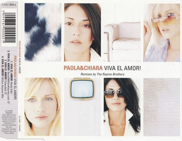 Paola & Chiara • Viva El Amor! CD Maxi-Single