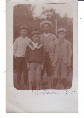 VANHA Postikortti Vartsala Halikko Salo 1910 Kivat Tyypit