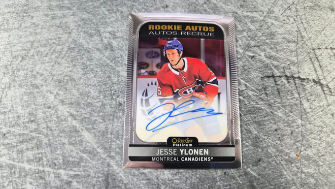 Jesse Ylönen 2021-22 OPC Platinum Auto