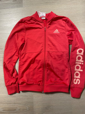 Adidas pinkki verkkatakki koossa 152cm