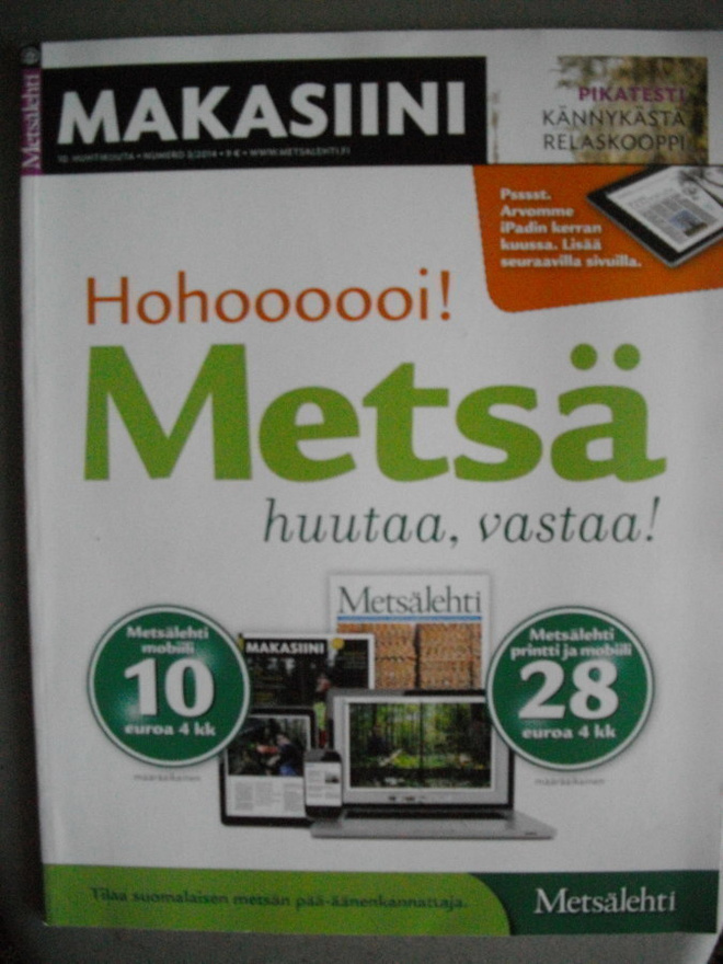 Metsälehti - Makasiini Nro 3/2014 (24.3)