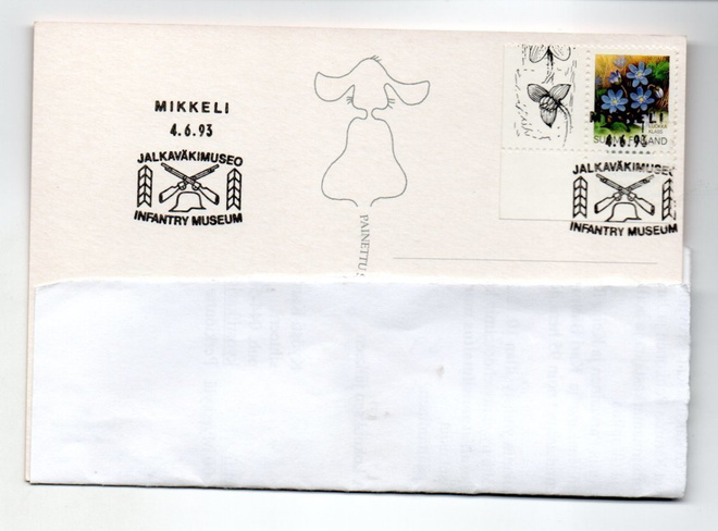 Mikkeli: Jalkaväkimuseo  (erikoisleima 4.6.1993)