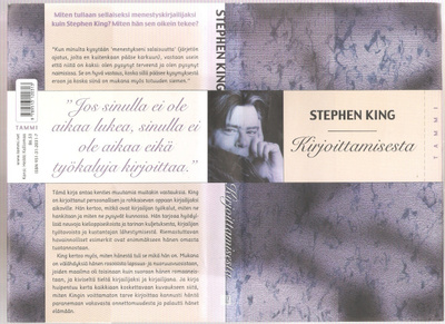 King, Stephen: Kirjoittamisesta, Tammi 2000, skp., 1.p, K3 +