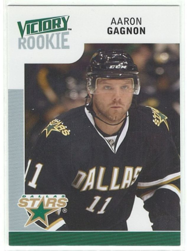 09-10 UD Victory Aaron Gagnon RC Ex-Lukko 2014-17