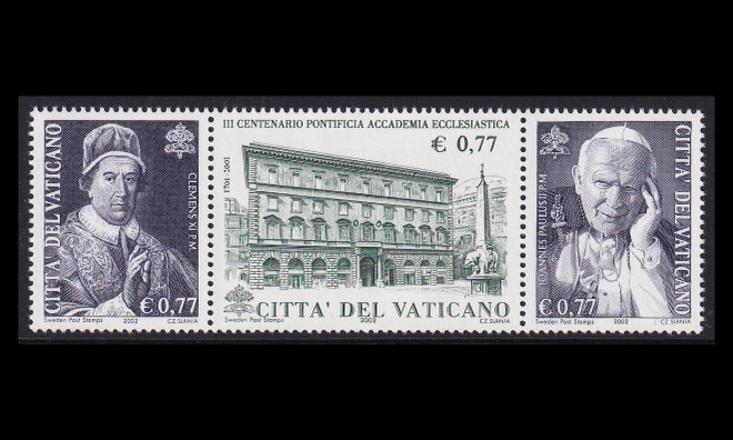 Vatikaani 1404-6ds ** Kirkollinen akatemia 300v (2002)