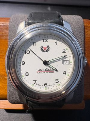 Landjäger Rural-Policeman Swiss Made rannekello