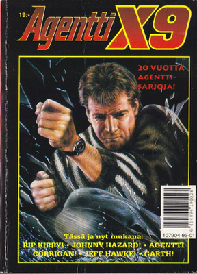 Agentti X9 pokkari 1/1993 Kirby Hazard Corrigan Garth Hawke