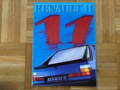 Esite Renault 11 noin vuodelta 1983