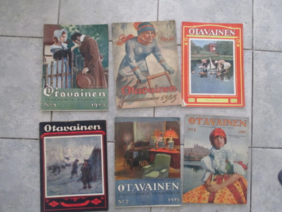 OTAVAINEN  v 1924 - 1925  lehtiä 6 kpl !