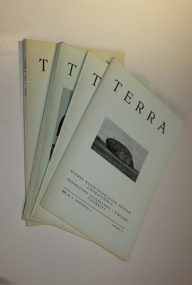 Terra 1963 n:o 1-4 (vol 75) : Suomen maantieteellisen seu...