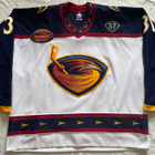 Pasi Nurminen - Game Worn - pelipaita Atlanta Thrashers - pikkukuva 2