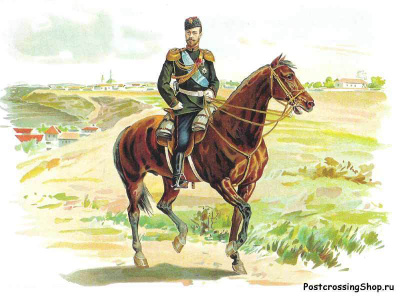 Nikolai II hevosella #3010/82