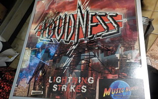 LOUDNESS - LIGHTNING STRIKES LP KOLMELLA NIMMARILLA