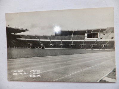 VANHA Postikortti Helsinki Olympia 1952 Stadion