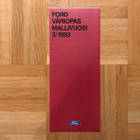 Esite Ford väriopas 1993 Escort - Mondeo - Scorpio - Fiesta - pikkukuva 1