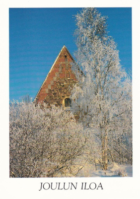 KIRKKOKORTTI - VAMMALA - TYRVÄÄN VANHA KIRKKO - 1