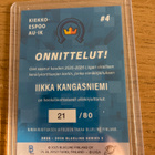 Iikka Kangasniemi kiekko espoo blueline silver signature - pikkukuva 2