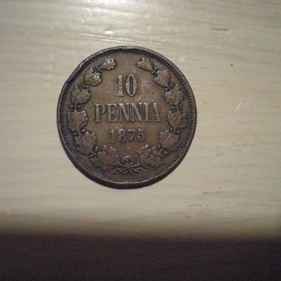 10 penniä 1875