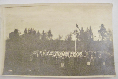 VANHA Postikortti Viipuri 1918