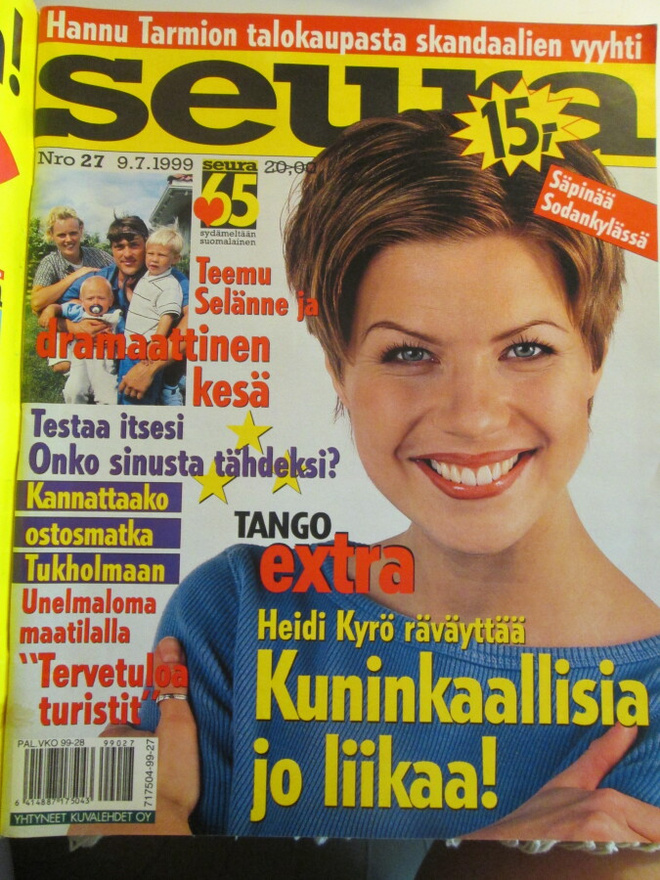 SEURA LEHTI 27 / 1999 26 VUODEN TAKAA SISÄLLYSLUET. KUVISSA