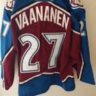 Ossi Väänänen #27 Colorado Avalanche gameworn pelipaita - pikkukuva 2