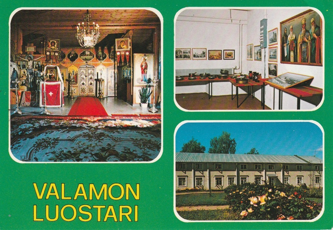 Postikortti VALAMO, Luostari, Erikoisleima