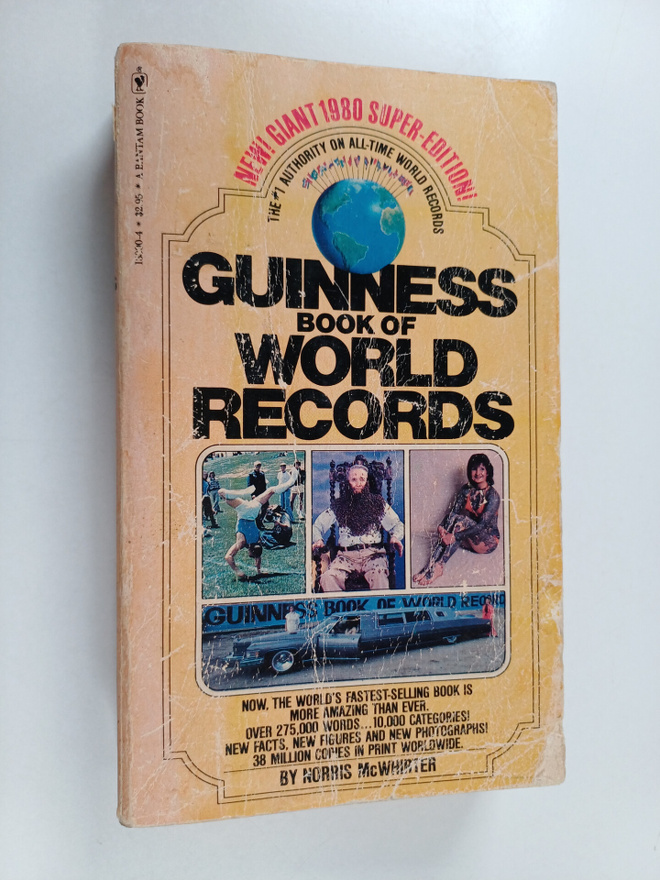 Guinnes book of world records - New! Giant 1980 super-edi...
