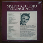 Mauno Kuusisto - Kauneimmat lauluni (LP) - pikkukuva 2