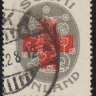 1922 1Mk +50p Punaisen Ristin merkki leimattuna - pikkukuva 1