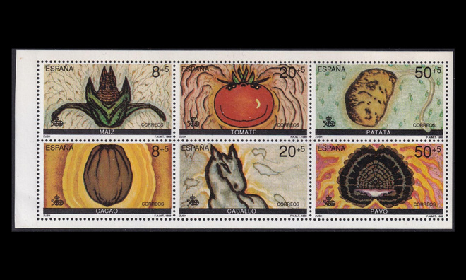 Espanja 2909-14hb ** Amerikan löytäminen 500v vihkolehti (