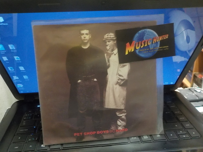 PET SHOP BOYS - SO HARD 7" EUROPE PRESS EX-/VG++ .