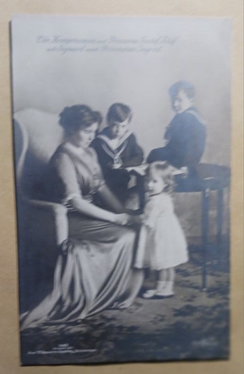 Prinsessa Margareta, lapset Gustaf Adolf, Sigvard, Ingrid