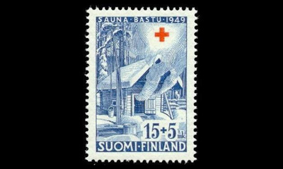 363 ** Punainen risti 15mk+5mk (1949)
