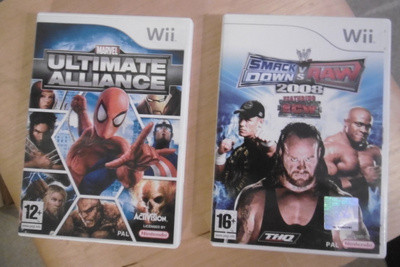 2 Kpl Wii pelejä