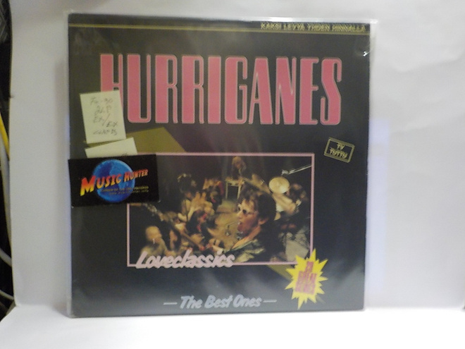 HURRIGANES - LOVE CLASSICS EX/EX SUOMI 1990 LP