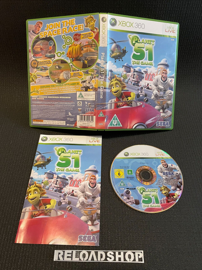 Planet 51 The Game Xbox 360 - CIB