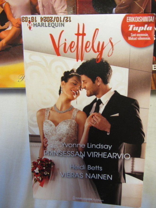 Harlequin Viettelys tupla 50-2017 Lindsay & Betts