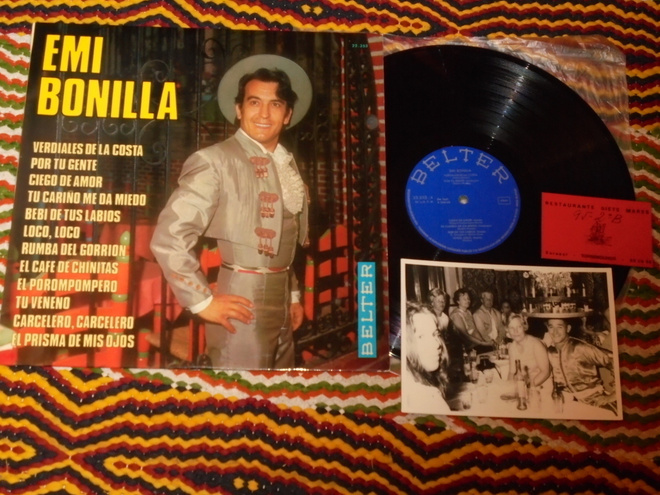 EMI BONILLA - s/t - LP 1970 rumba nimmarit EX