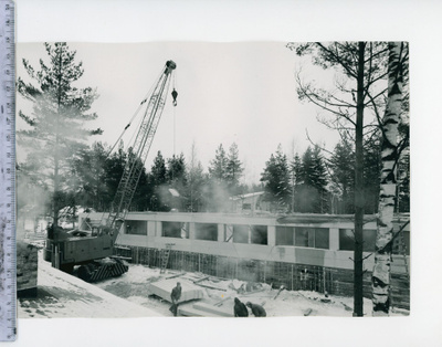 Asuinrakennus virkailijoille 1962 Vuosaari  Nordsjö-Kallvik