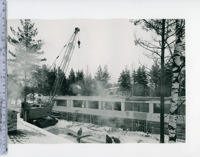 Asuinrakennus virkailijoille 1962 Vuosaari  Nordsjö-Kallvik