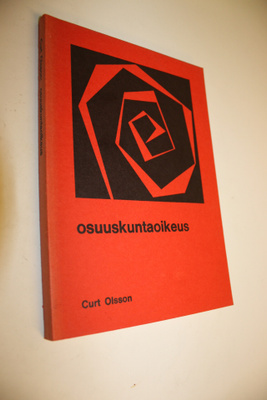 Curt Olsson : Osuuskuntaoikeus
