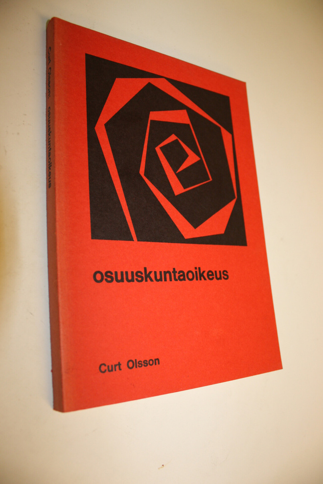 Curt Olsson : Osuuskuntaoikeus