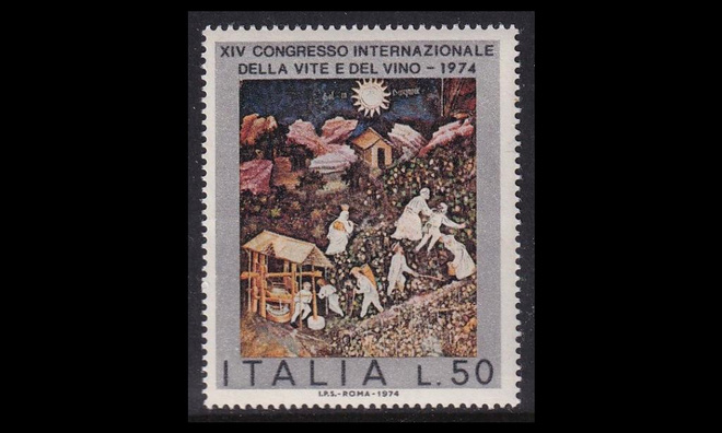 Italia 1464 ** Kansainvälinen viinikongressi (1974)